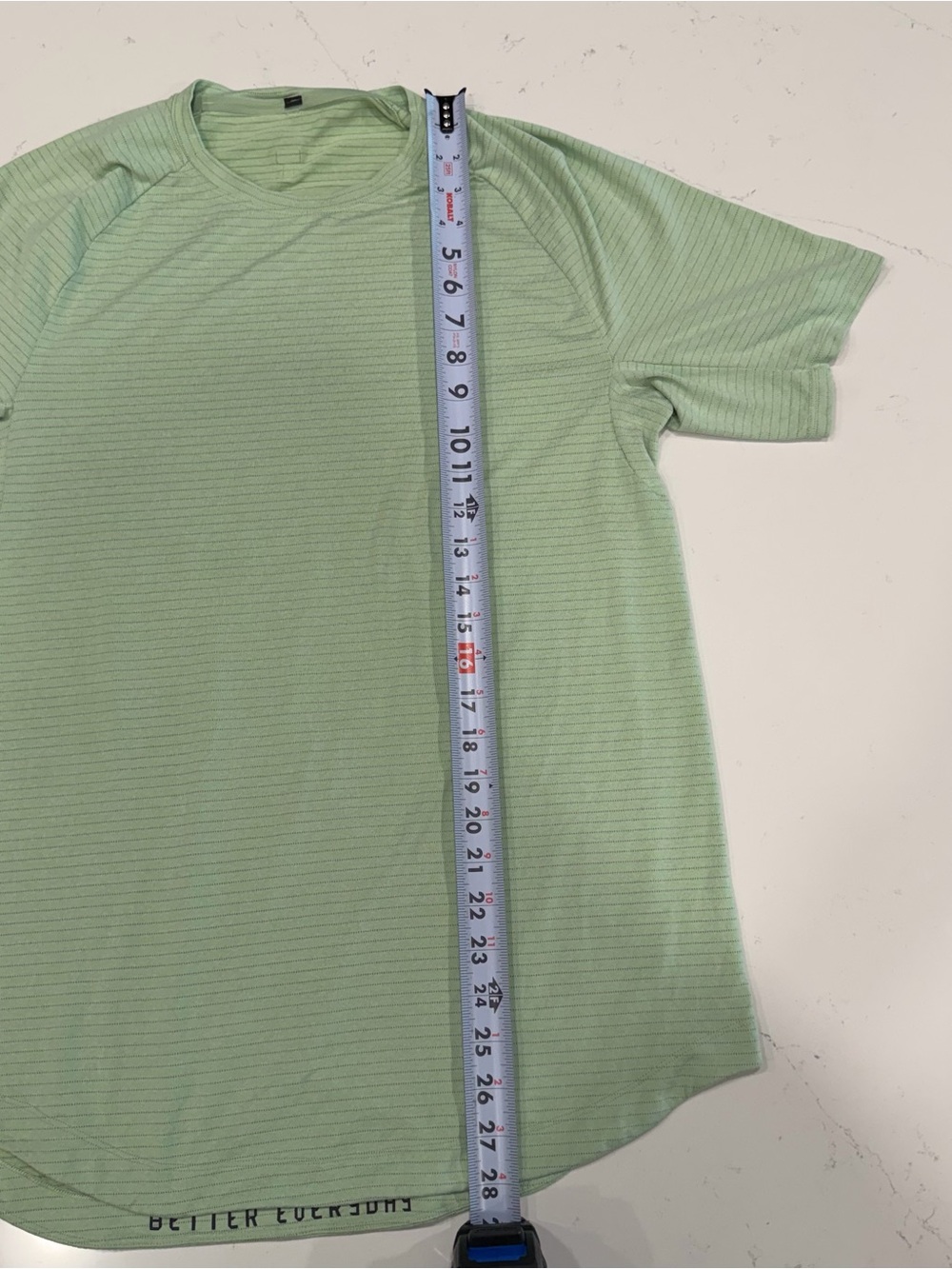 lululemon athletica Men’s Drysense Mint Green Tee - Picture 5 of 5